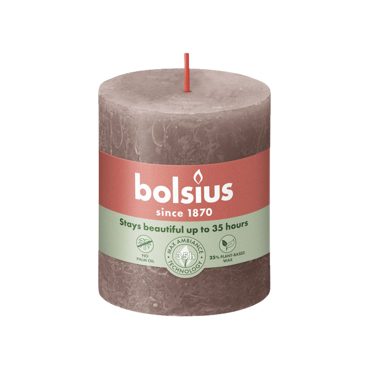  Stumpenkerze Rustic