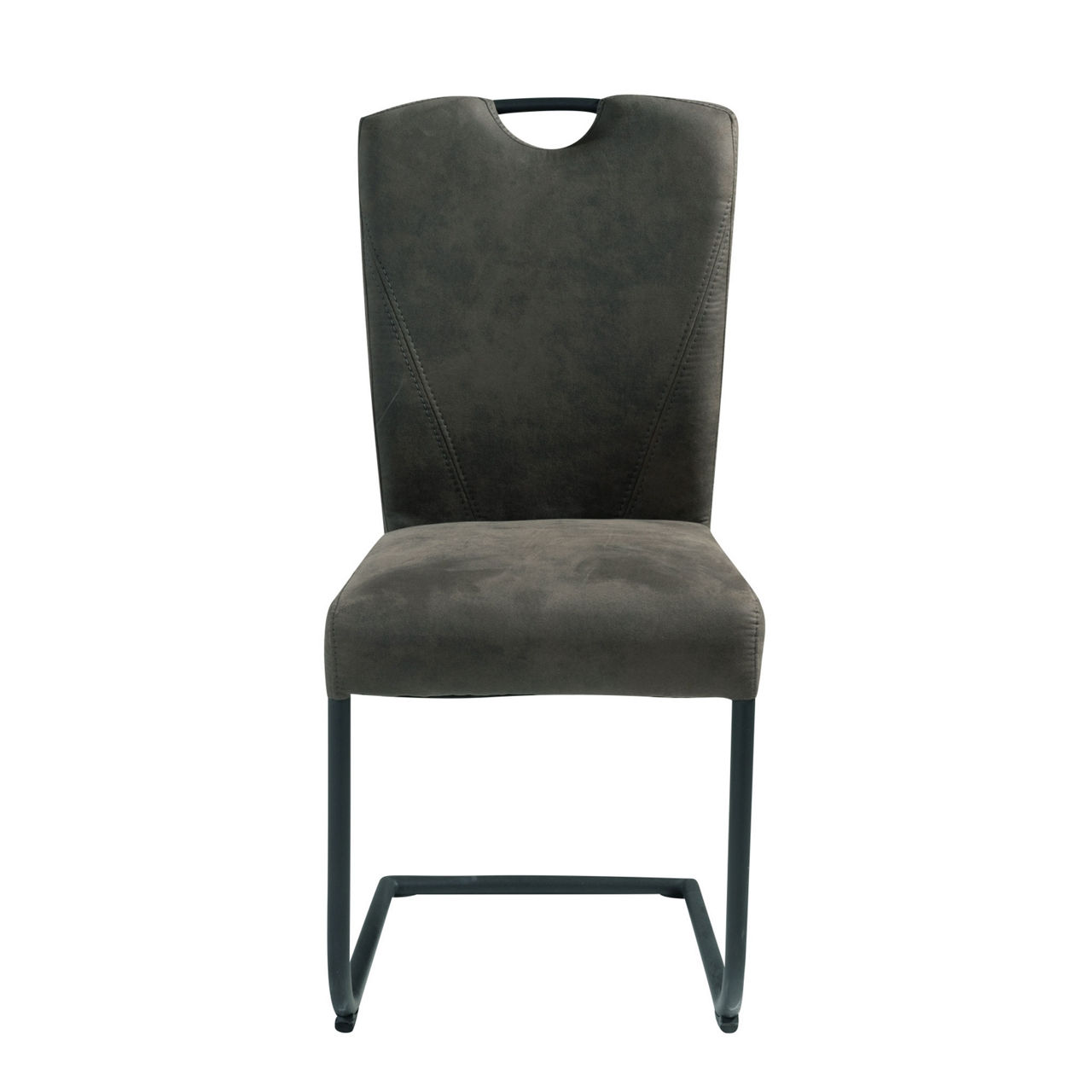 Sitzflächen Royal Grau / Gestell Schwarz