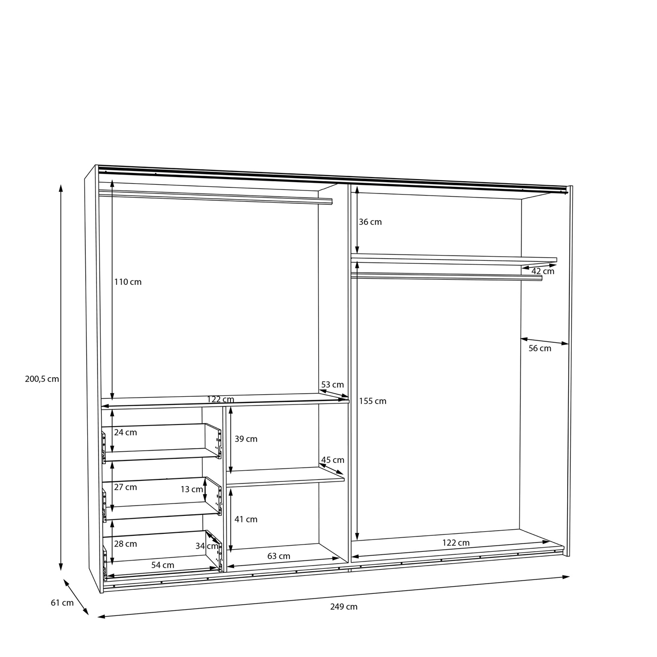  Schwebetürenschrank Winn 2