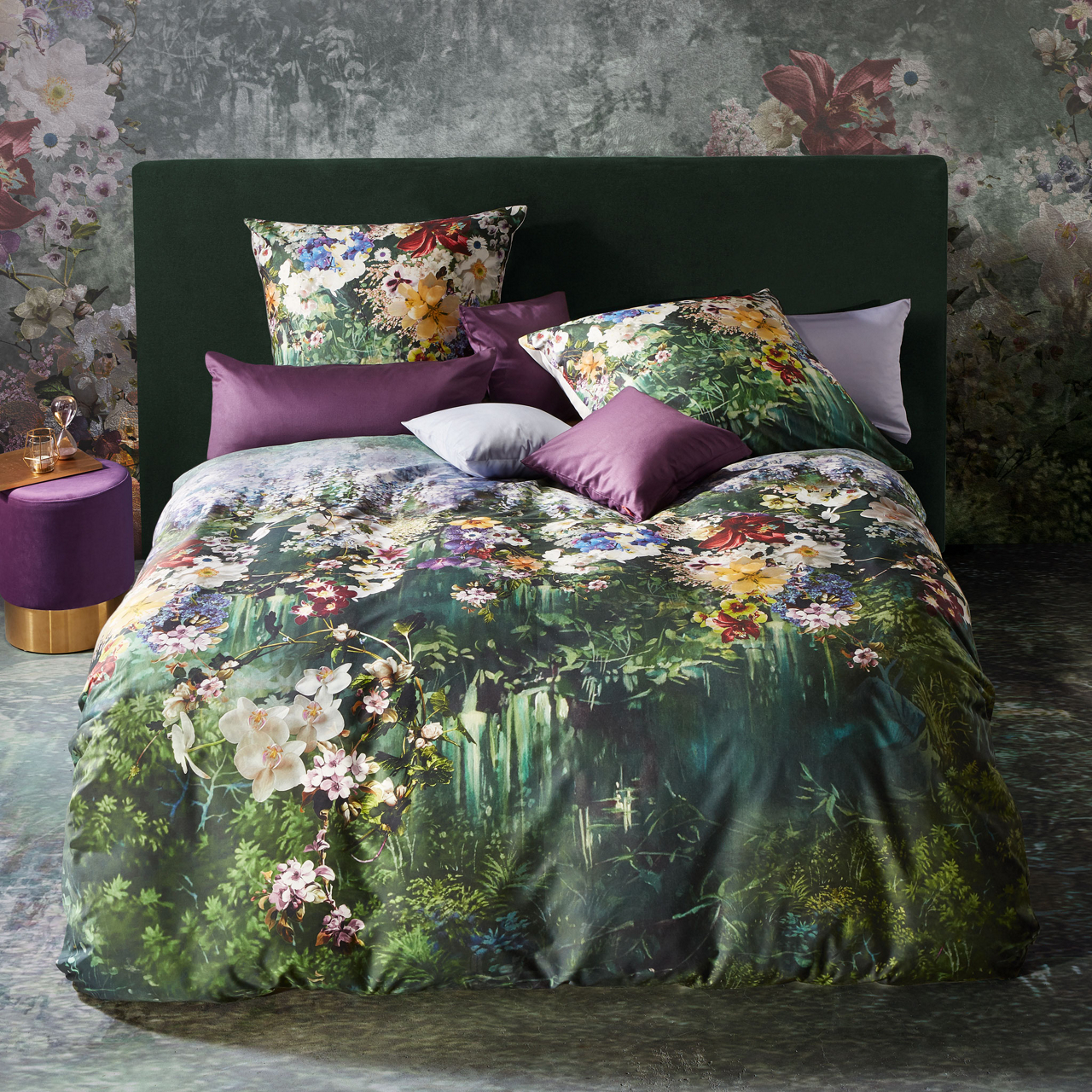  Mako-Satin Bettwäsche Fantasy&Flowers 0