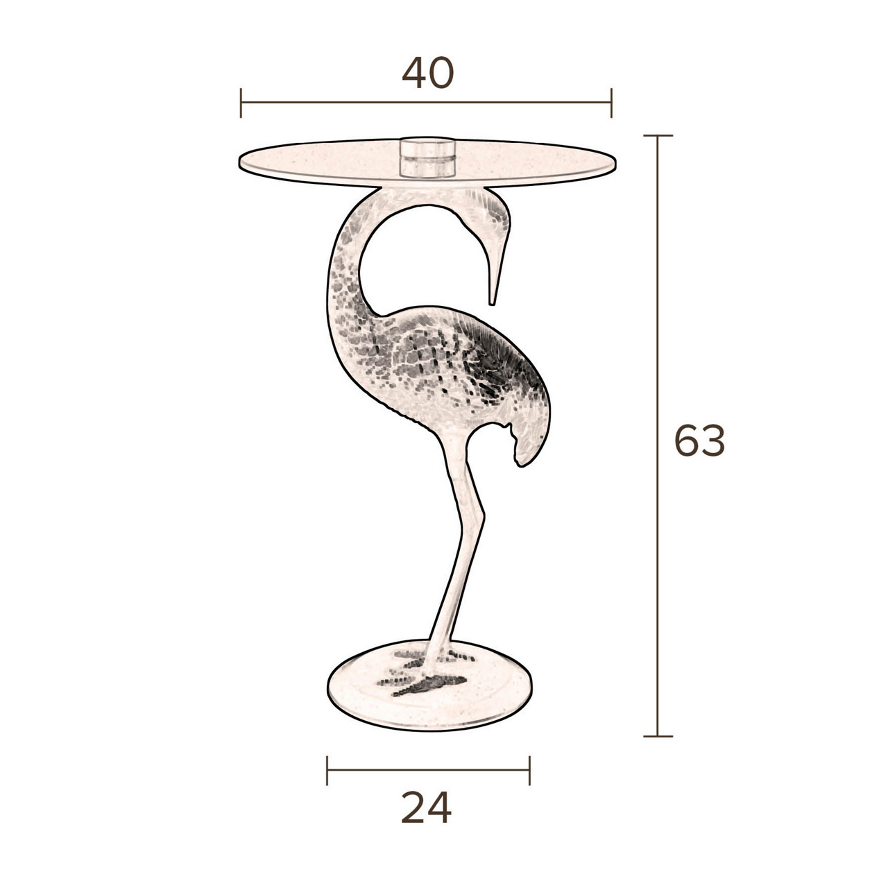  Beistelltisch Dutch Bone