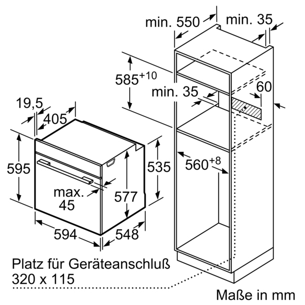  HB934GBB1 SL Einbaubackofen 