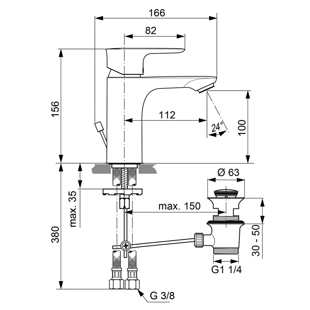  Waschtischarmatur Conect Air