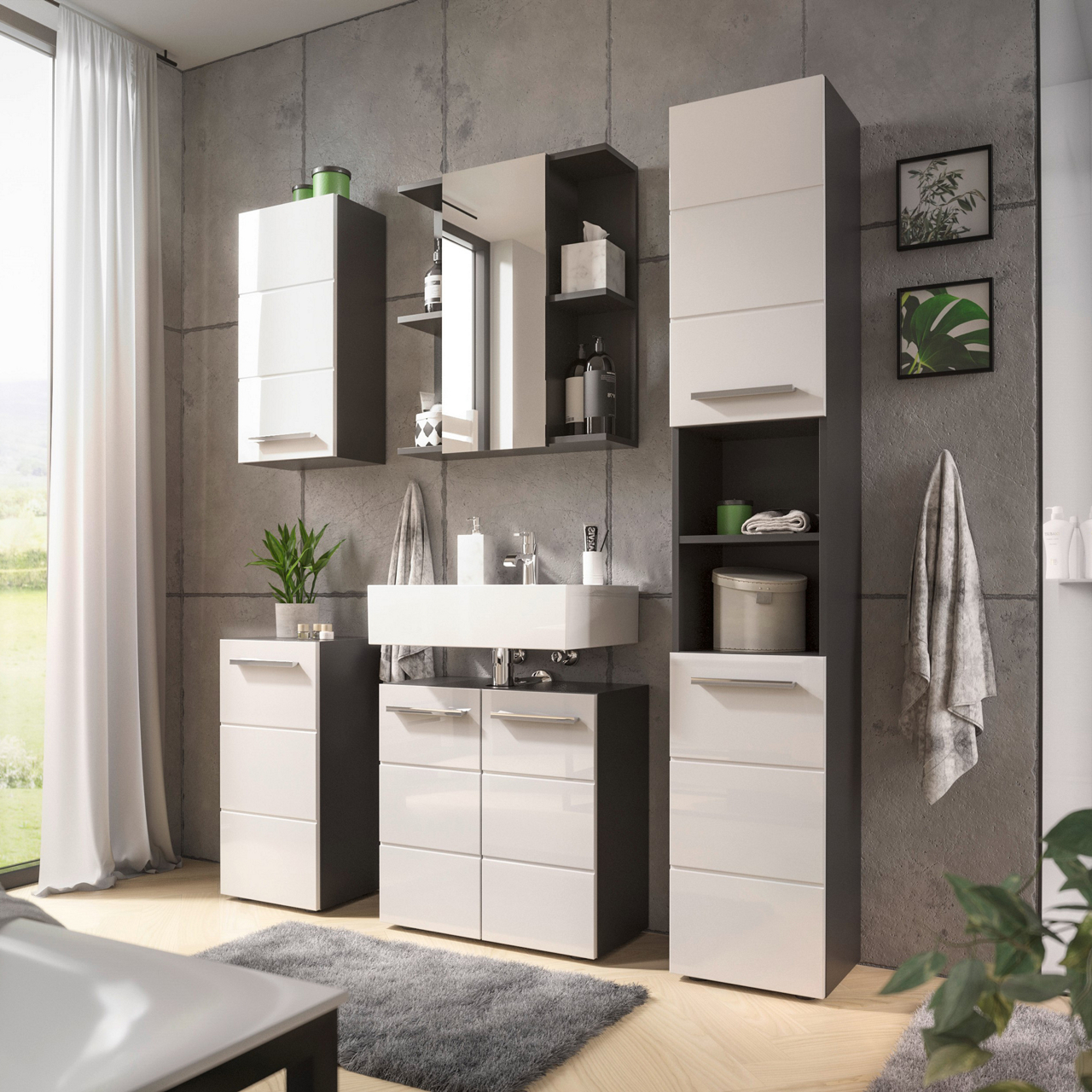  Hängeschrank Gloss