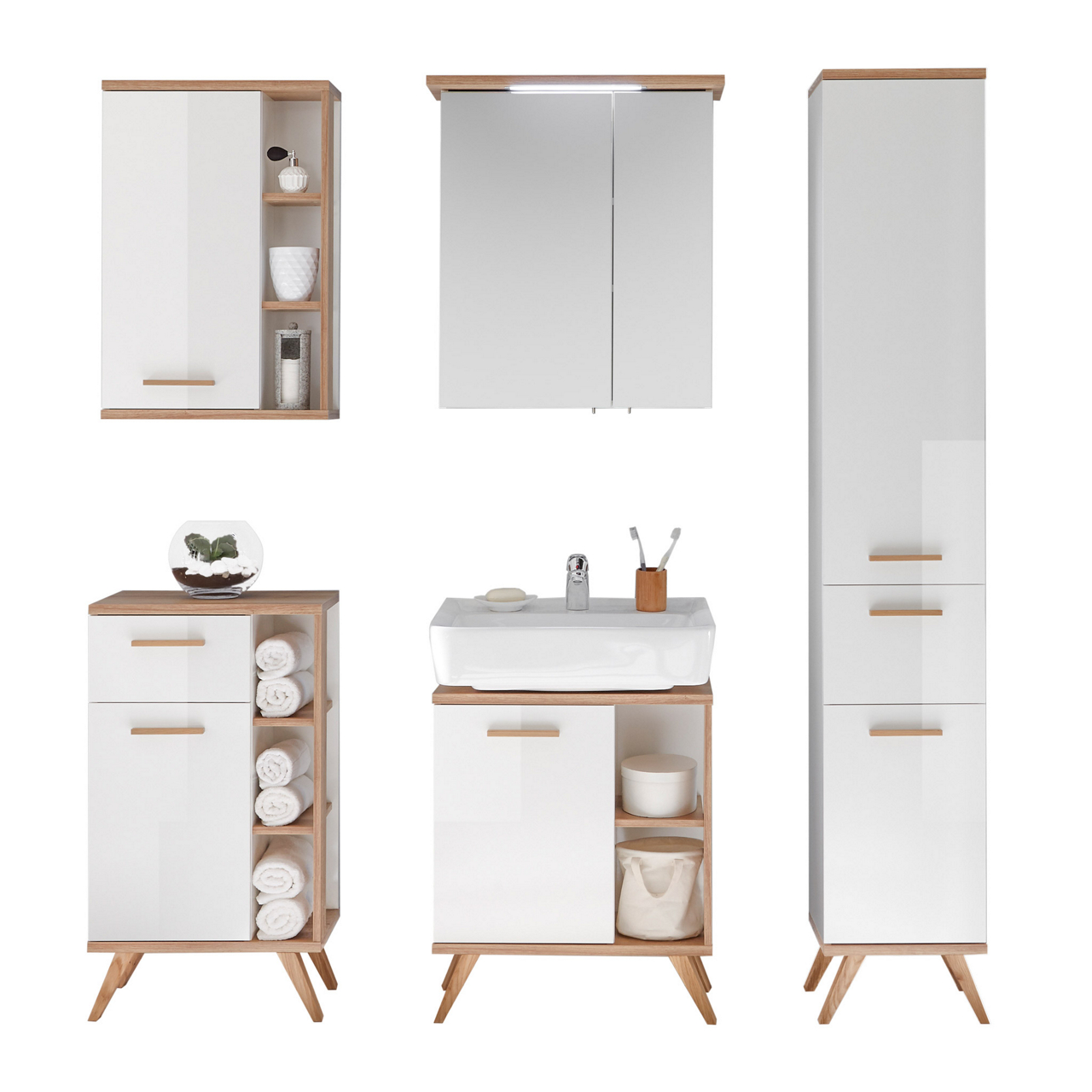  Waschbecken-Unterschrank Noventa