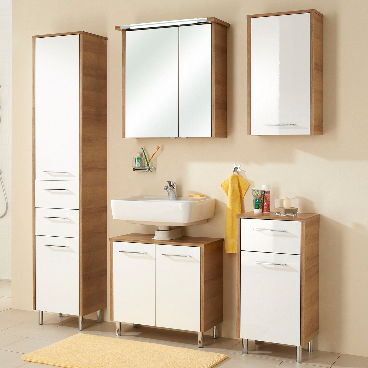 Waschbecken - Unterschrank Tidy