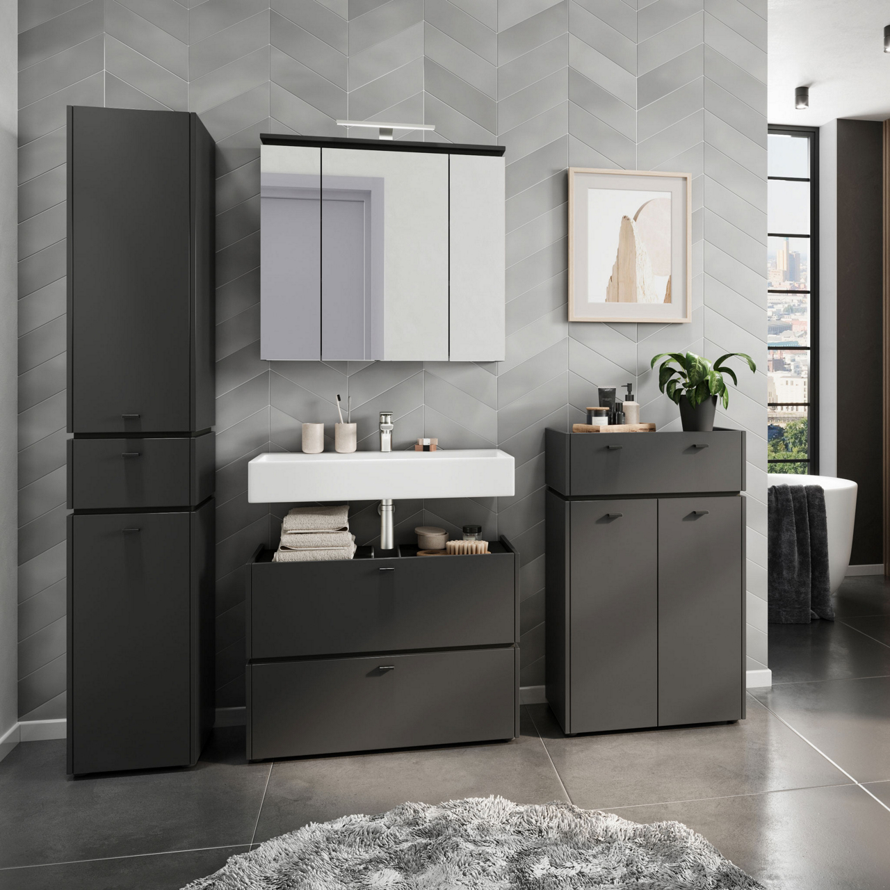  Spiegelschrank Modesto