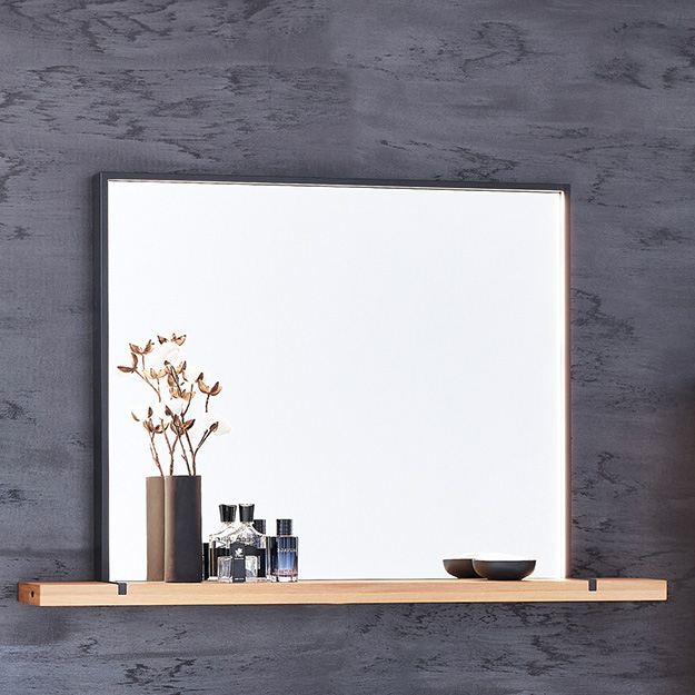  Hängespiegel mit LED-Beleuchtung Steel 1