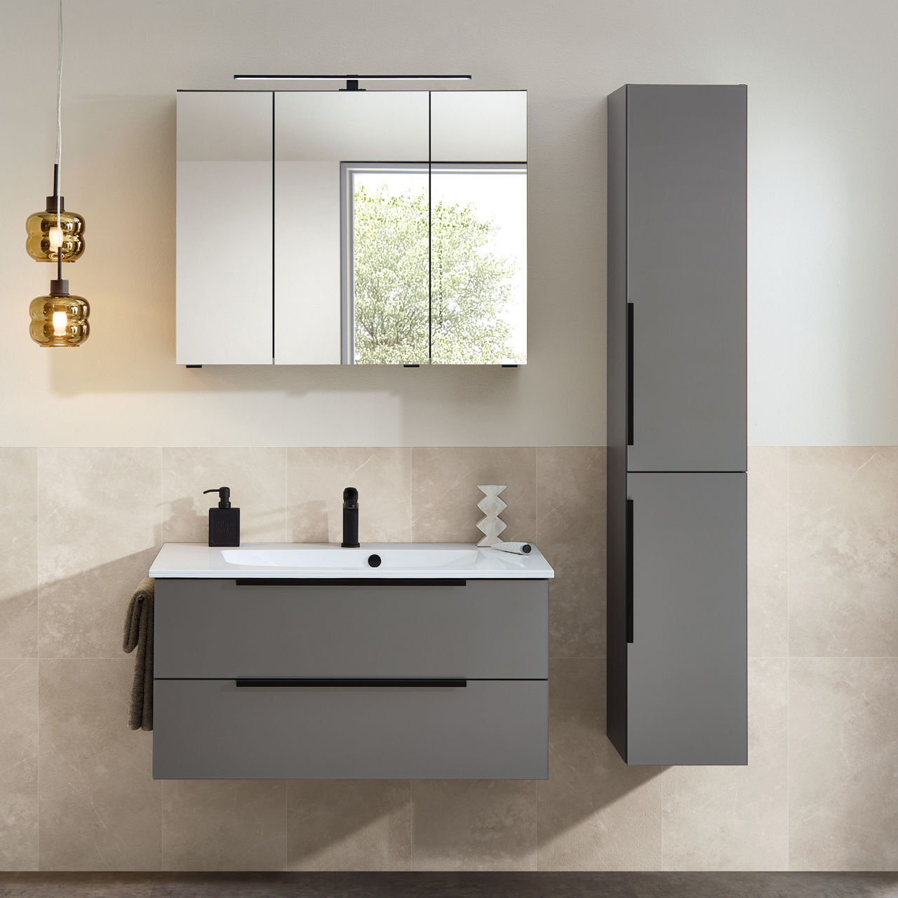 MONDO Spiegelschrank 3-türig Arta 4