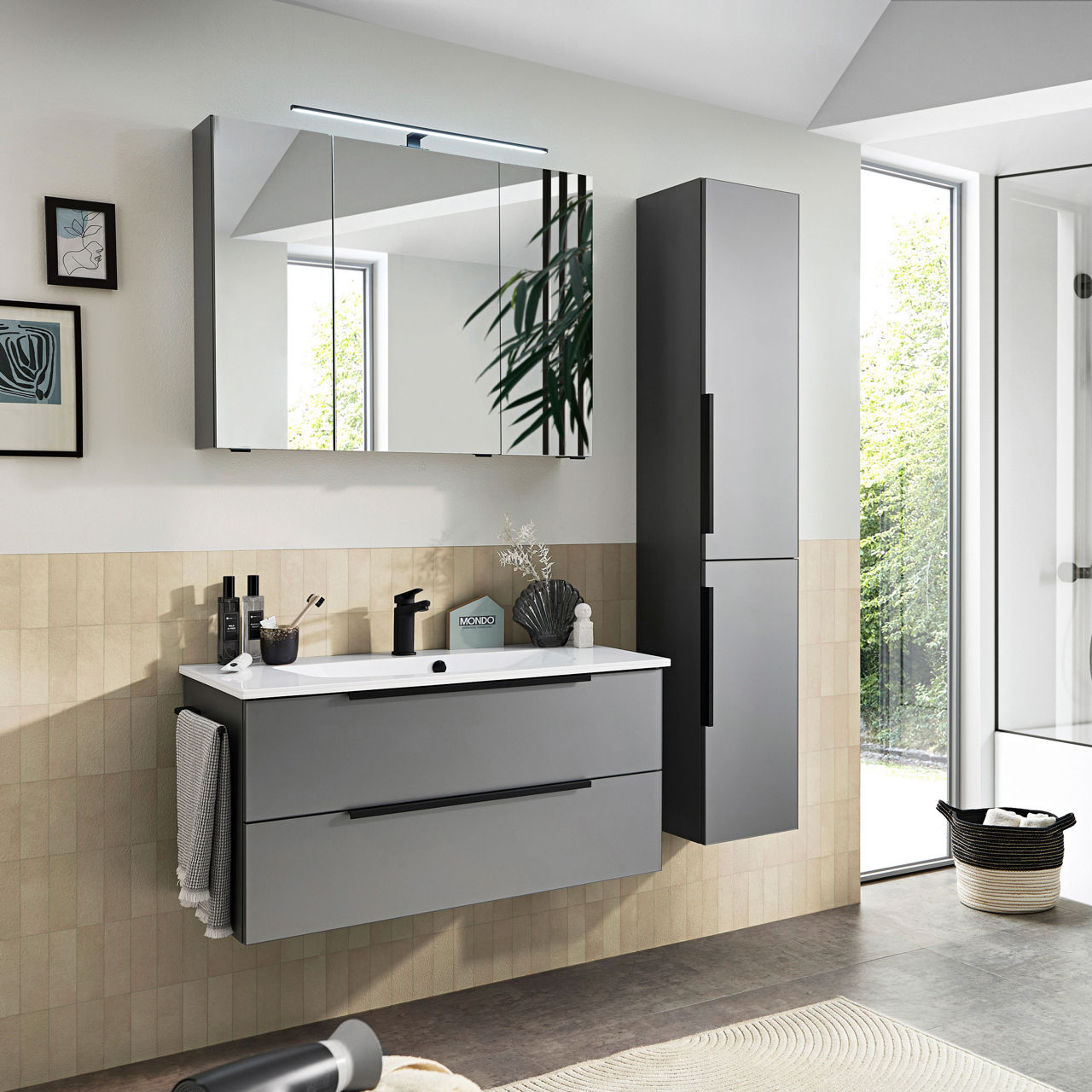 MONDO Spiegelschrank 3-türig Arta 5