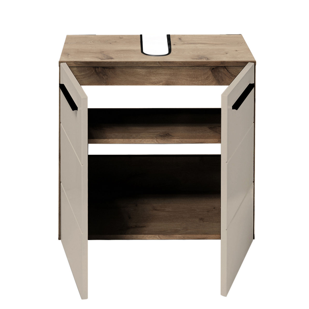  Waschtisch Unterschrank 2-türig Split 3