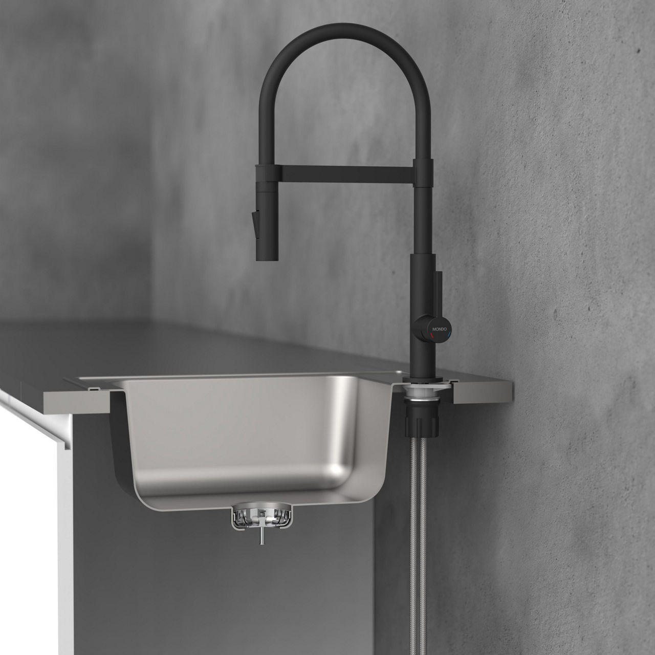 MONDO Spiralfeder Spültischarmatur NARIUS 5