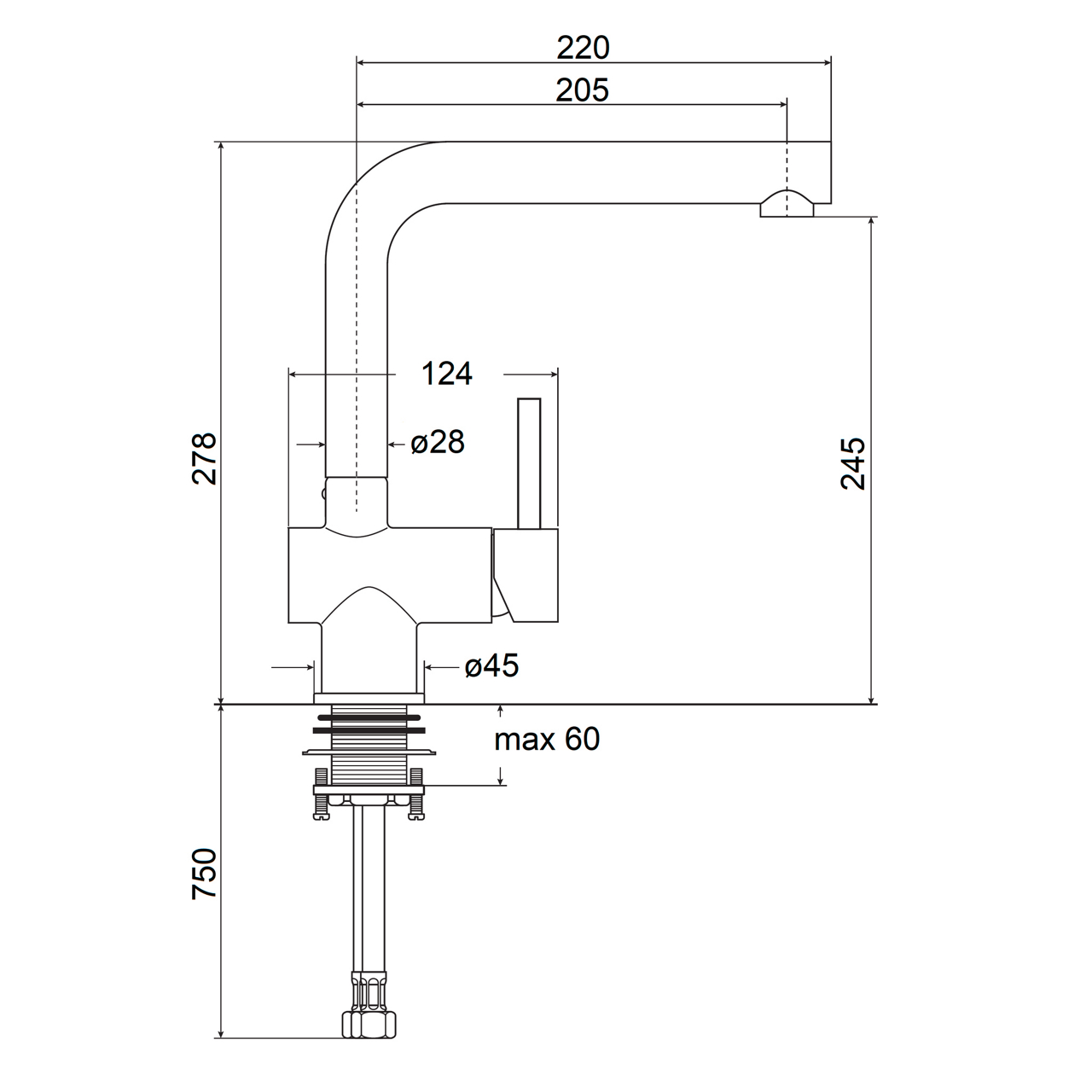Mondo 85004-E Küchenarmatur 85004-E