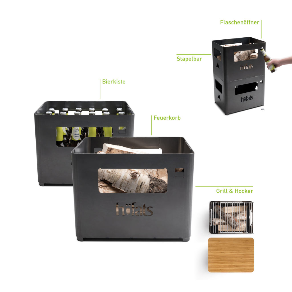  Feuerkorb Beer Box