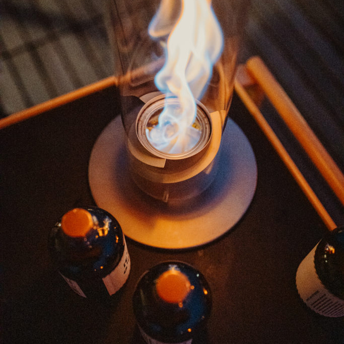  Bioethanol Flasche SPIN