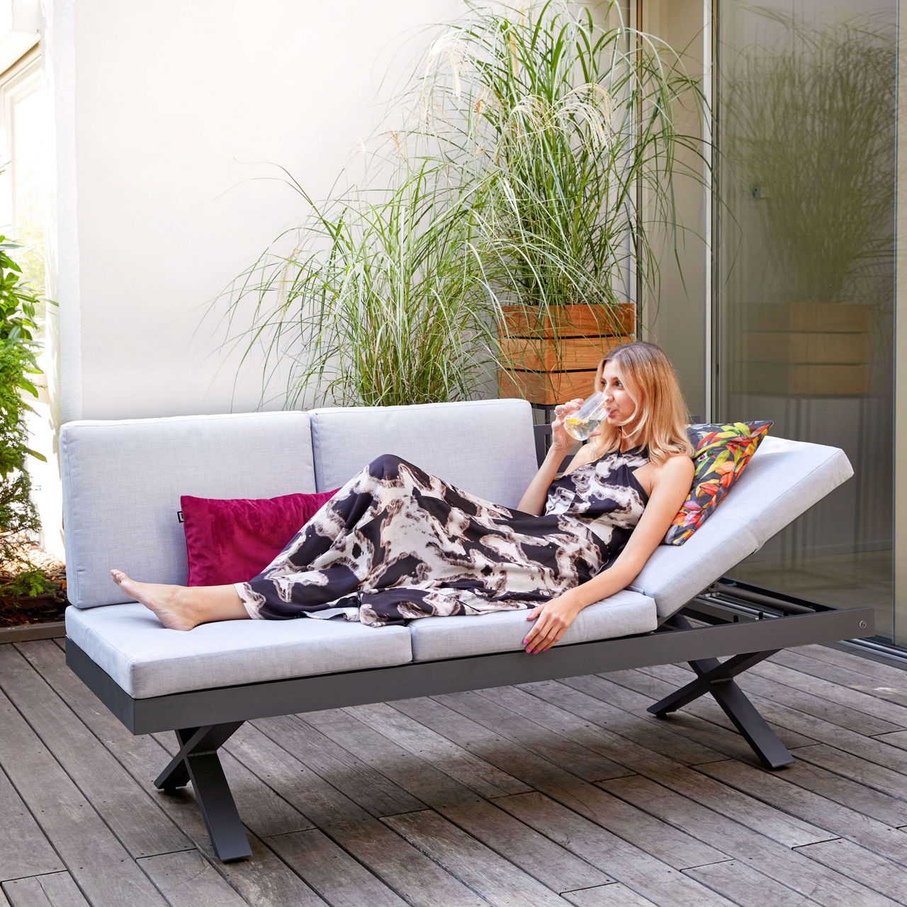  Gartensofa Rechts Rieke III 1