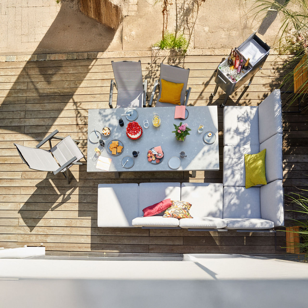  Gartensofa Links Rieke III 2