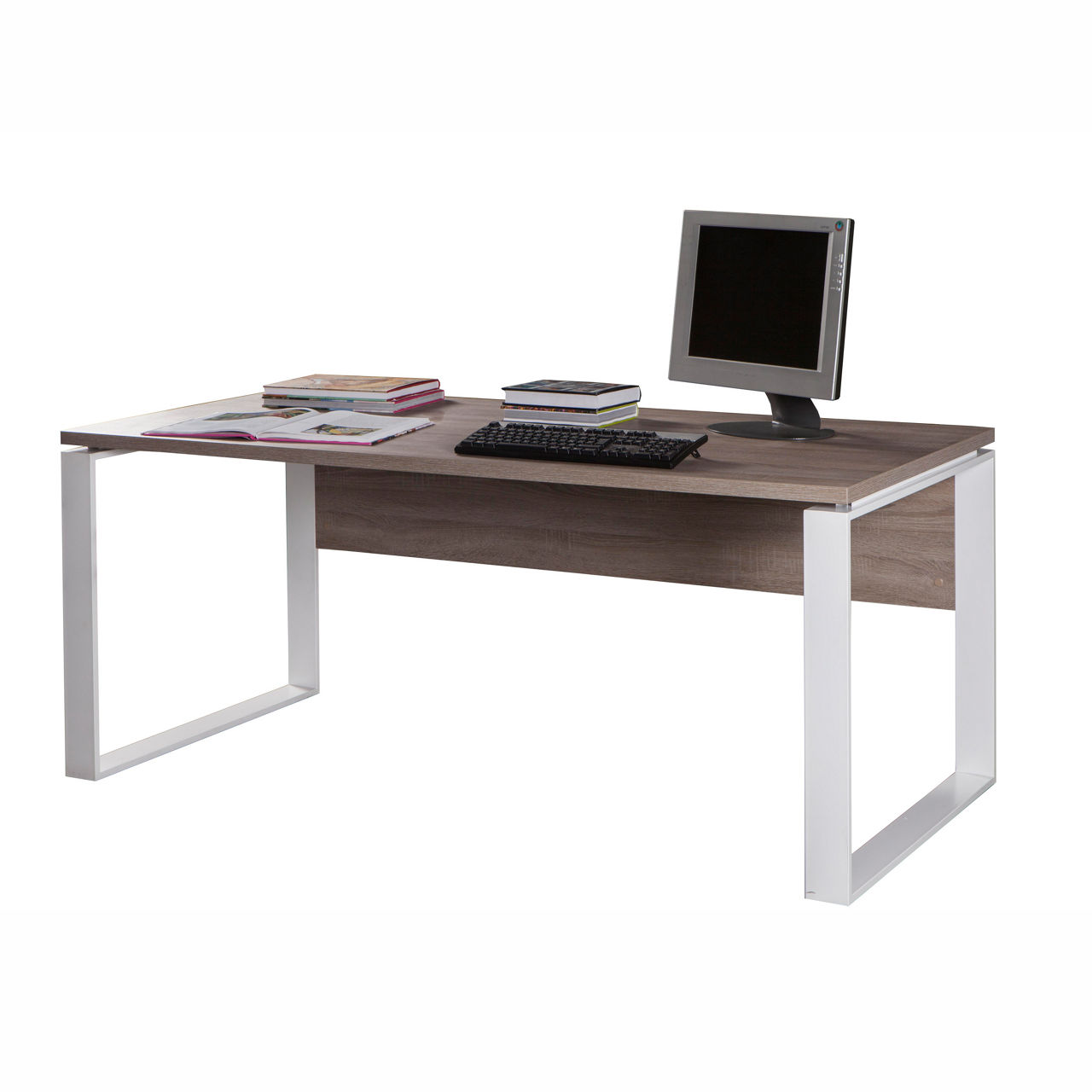  Schreibtischplatte mit Mittelsteg Disegno 1