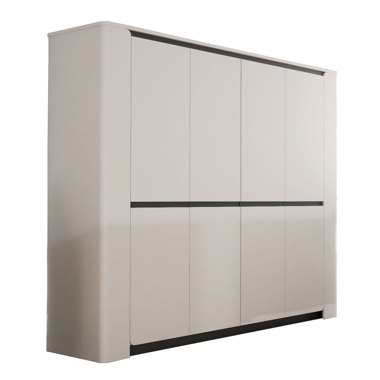  Kleiderschrank 4-türig Vodol