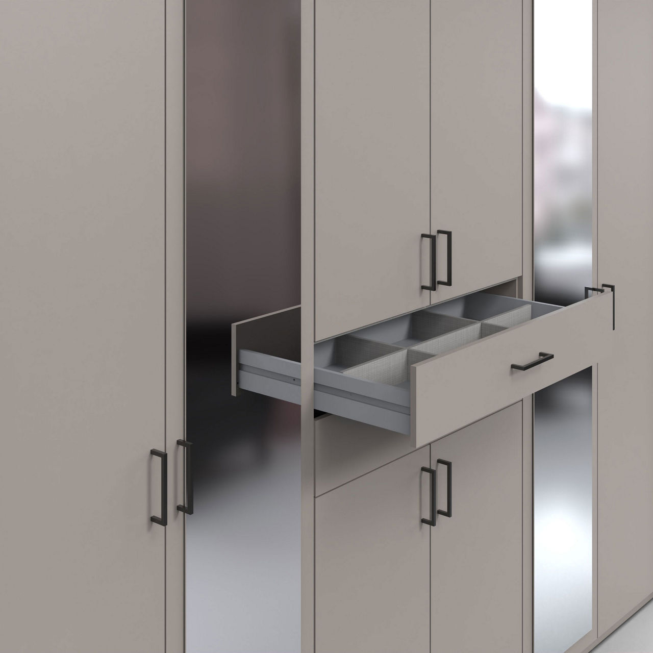  Drehtürenschrank 8-türig Düsseldorf 1