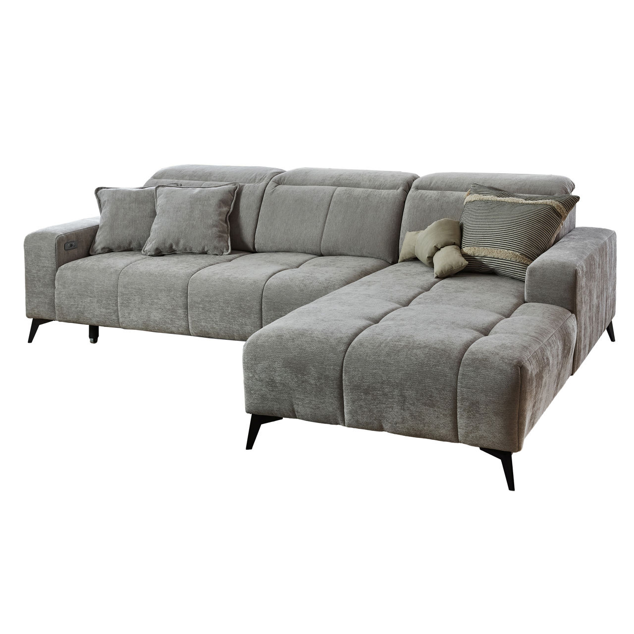 Polstergarnitur, Ottomane rechts