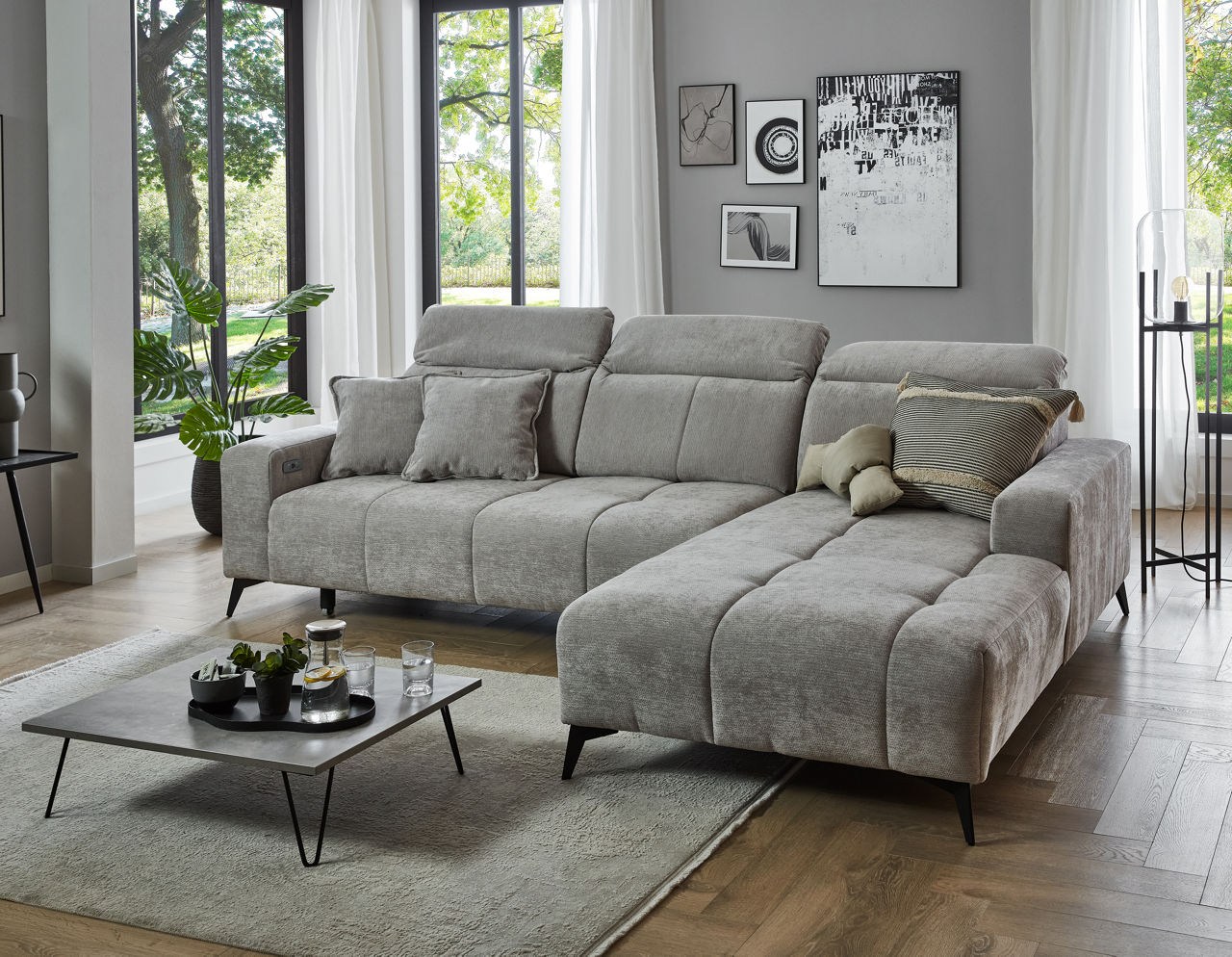  Porto Polstergarnitur, Ottomane rechts 2