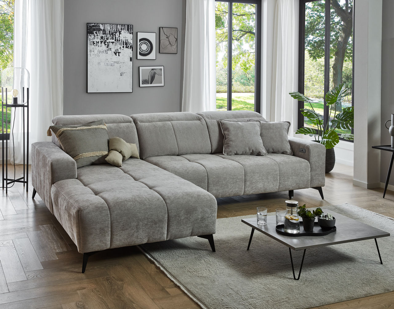  Porto Polstergarnitur, Ottomane links 1