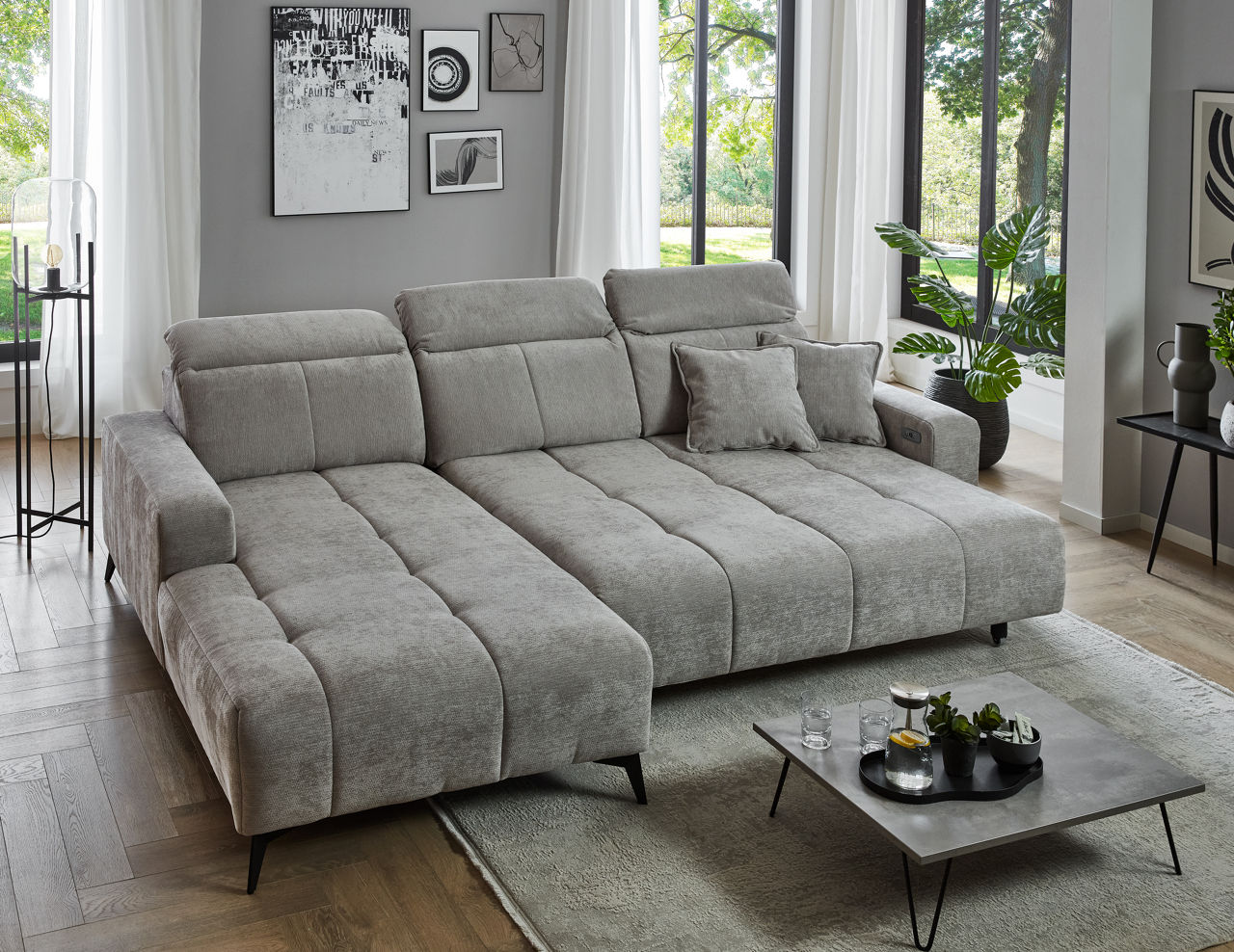  Porto Polstergarnitur, Ottomane links 3