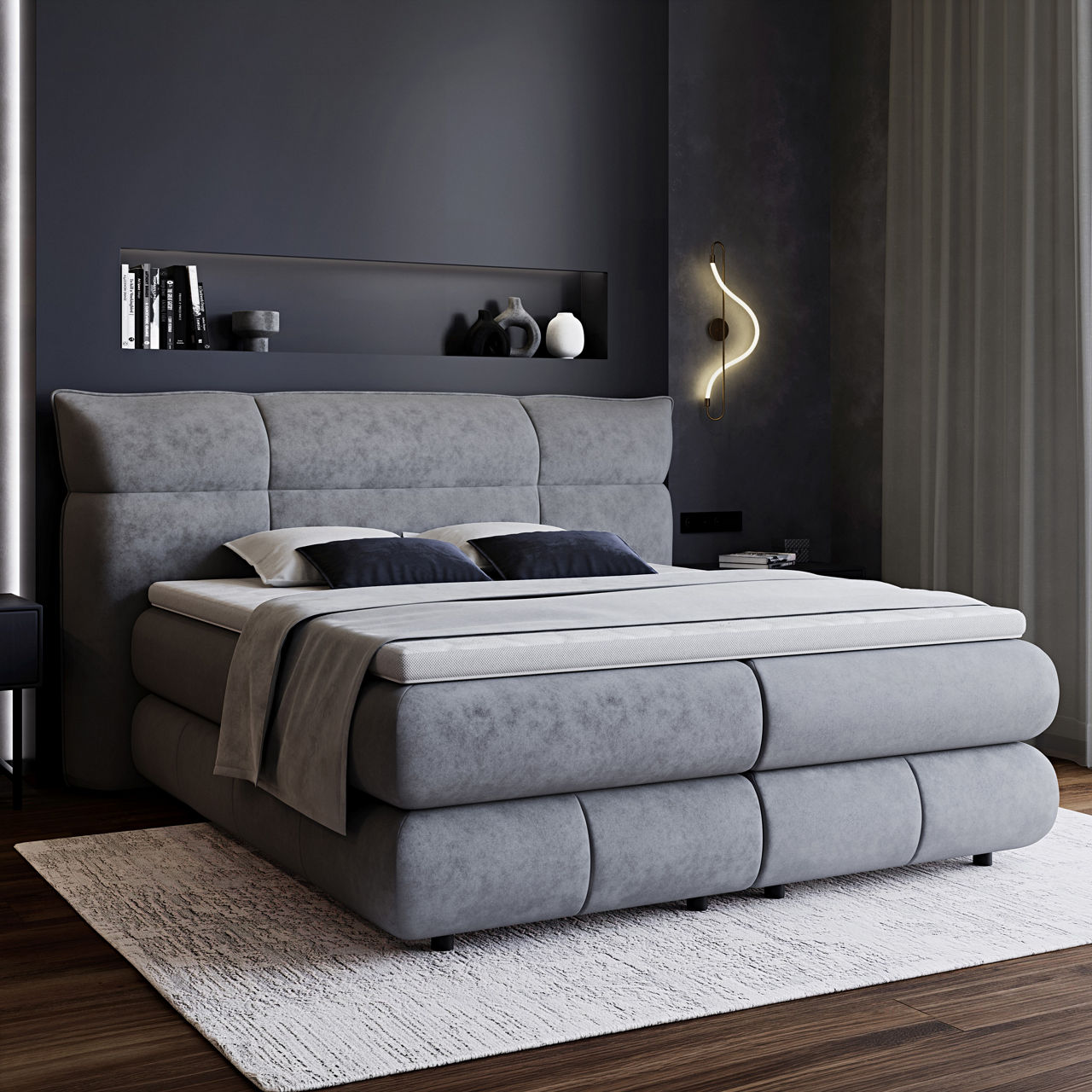  Boxspringbett Carmelo 1