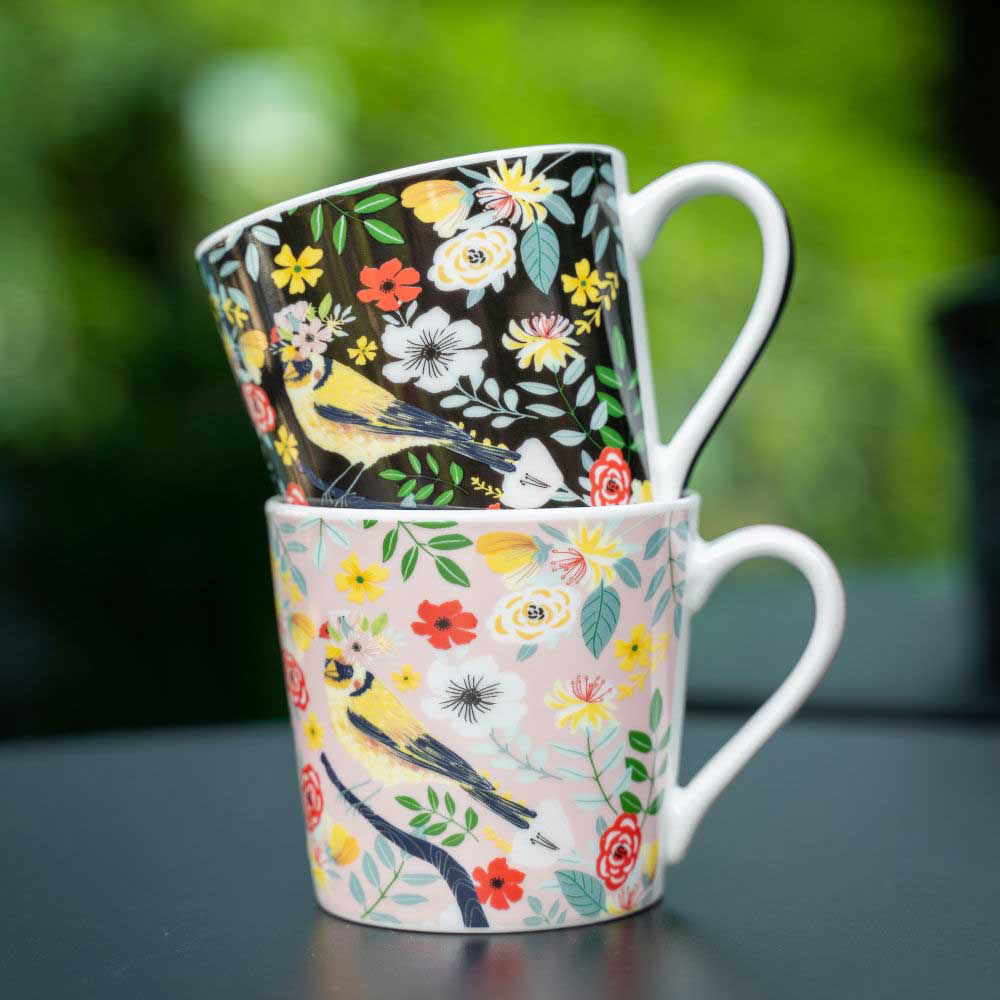  Becher Birds & Flowers 1