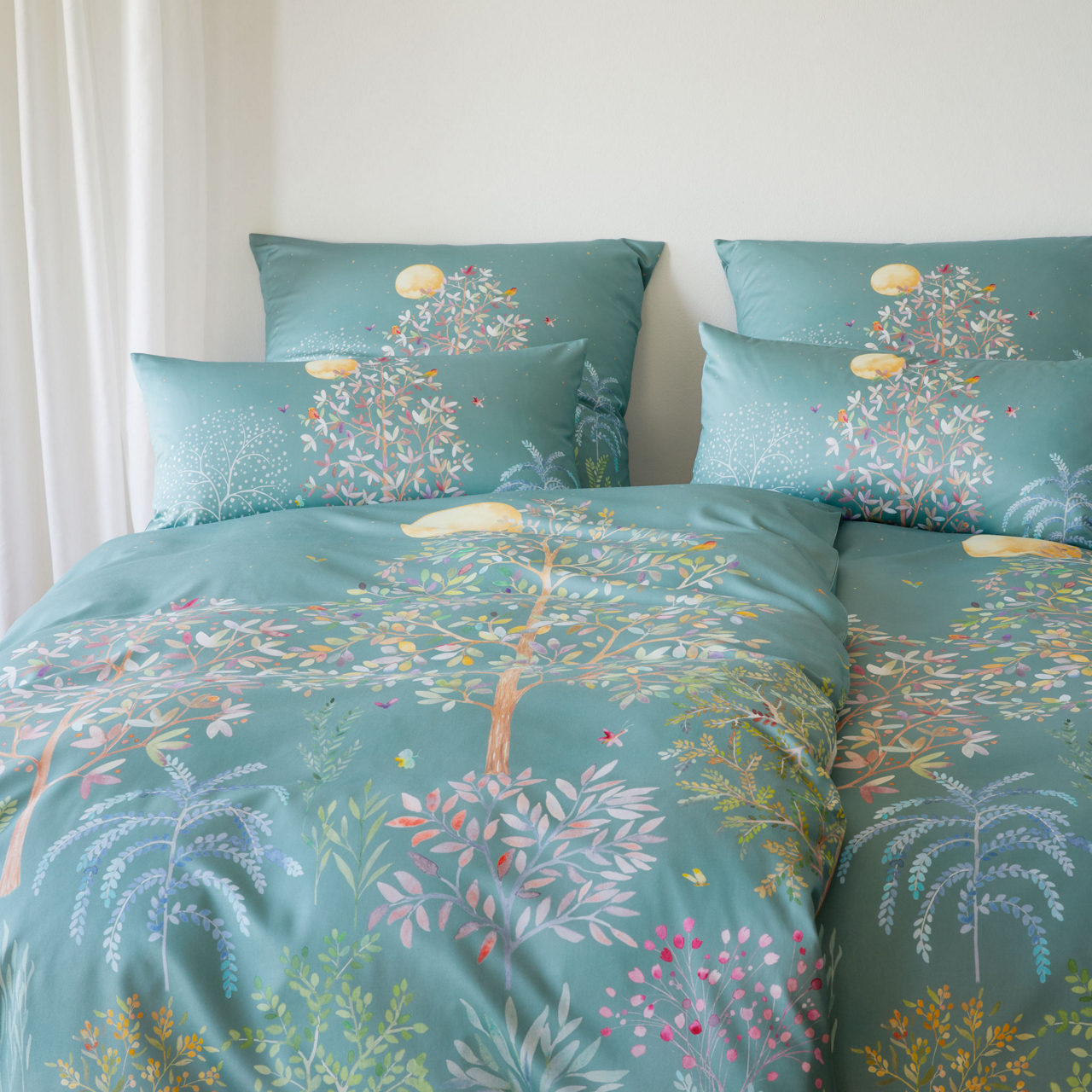Elegante Mako-Satin Bettwäsche Night Dream