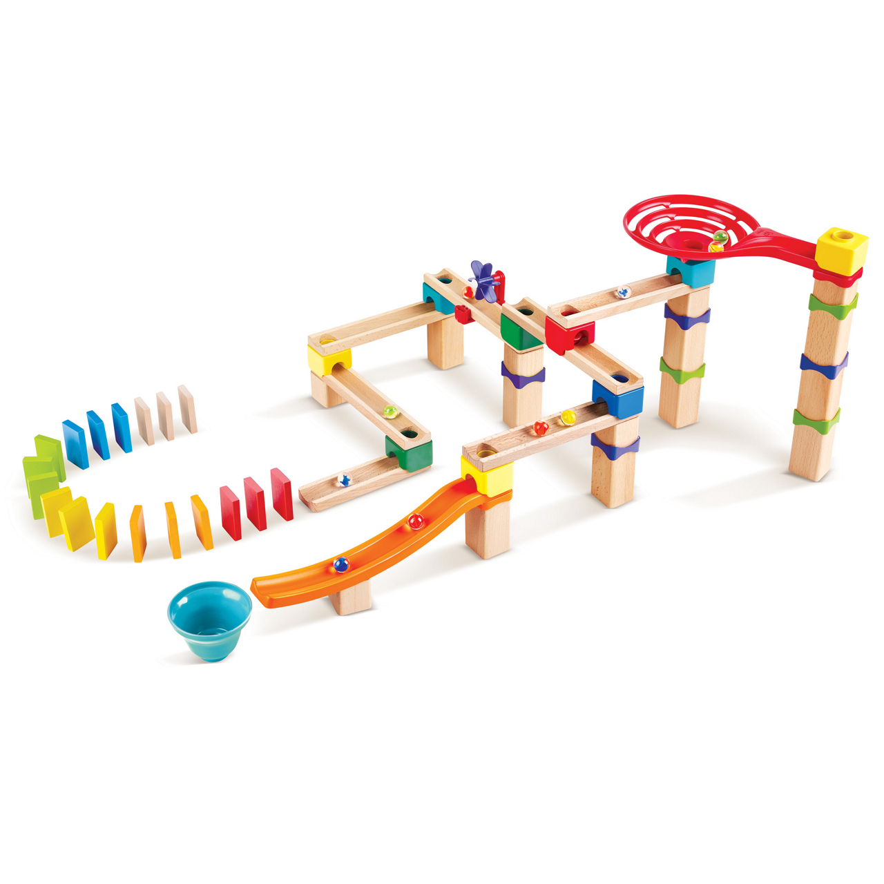  Rasante Murmelbahn mit Domino Hape