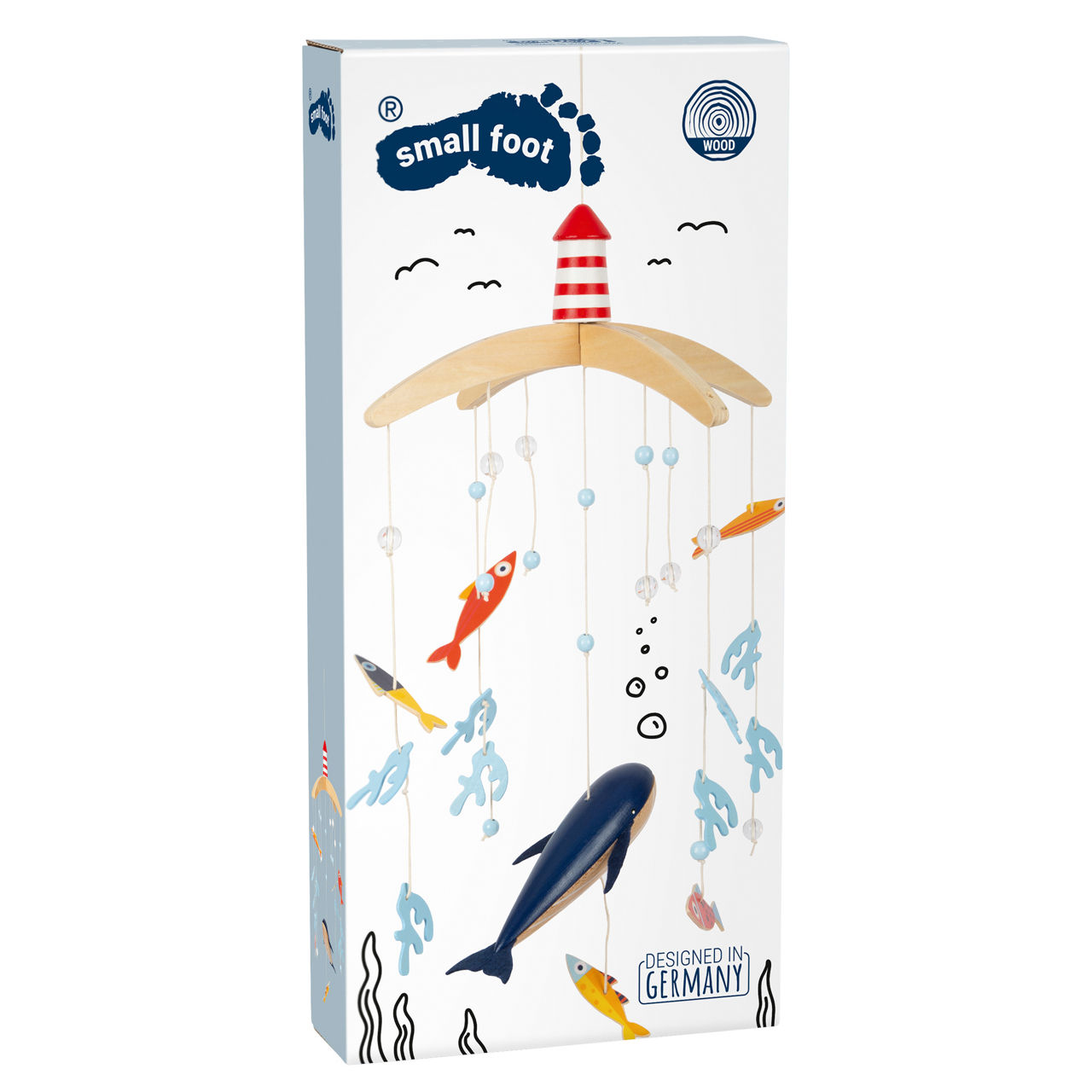  Mobile aus Holz Großer Ozean 3