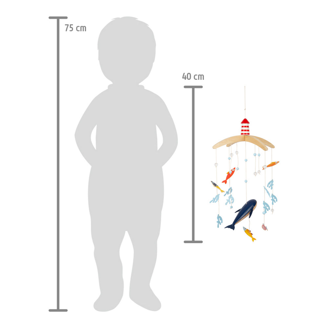  Mobile aus Holz Großer Ozean 4