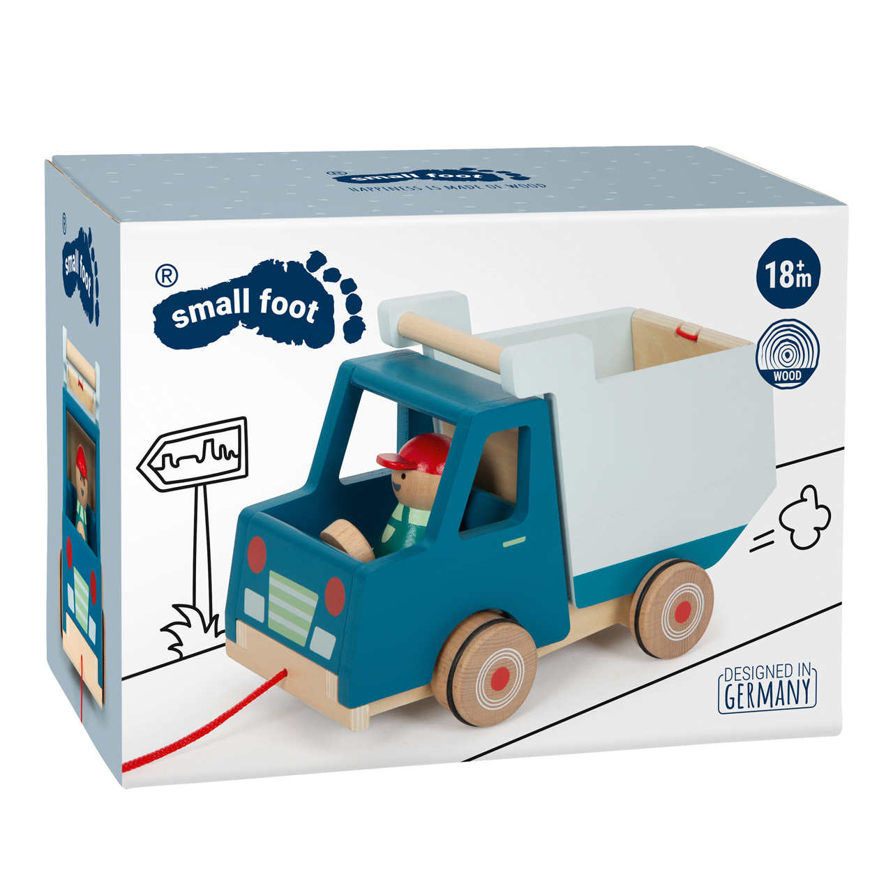  Nachzieh-Fahrzeug Kipplaster small foot 3