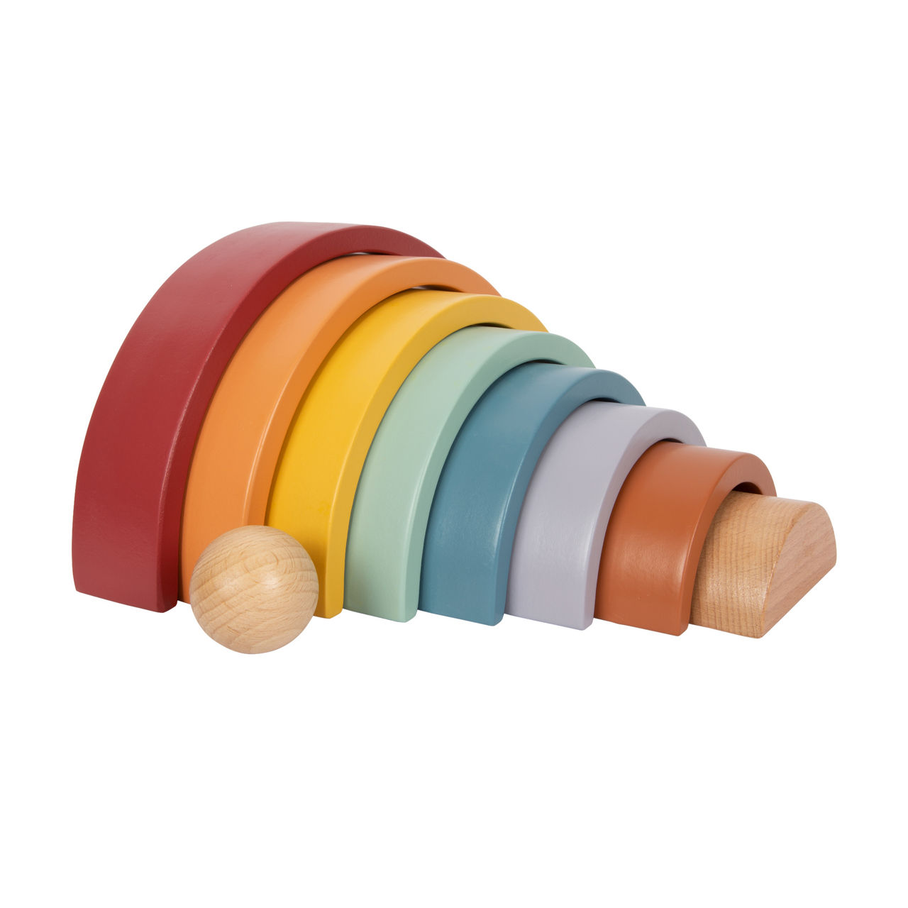  Holzbausteine Regenbogen Safari 2
