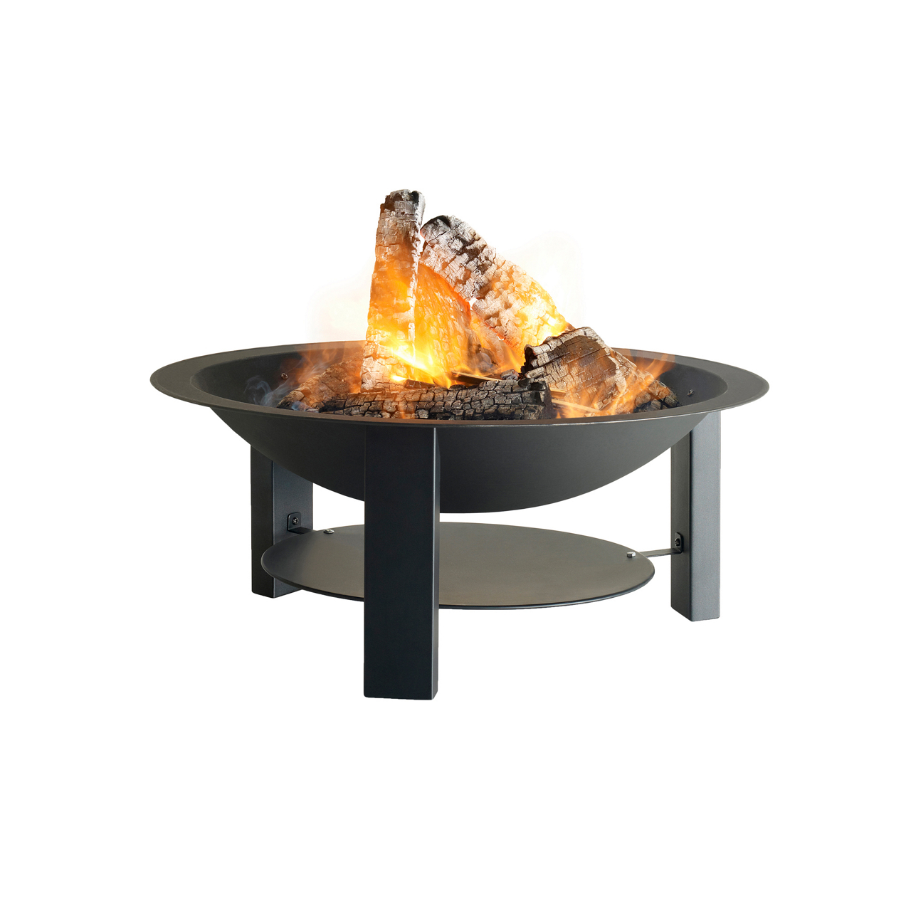  Feuerschale aus Schmiedeeisen Ø 75cm H 32cm Modern