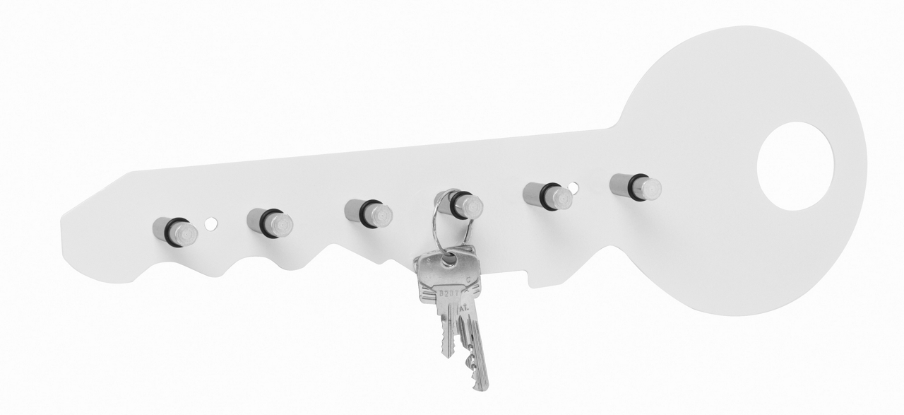13850 Schlüsselboard Color weiss Metall/Alu, 35x4x12 cm  N.N.L.B.  undefined