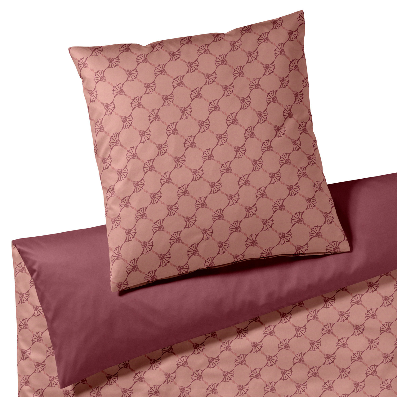 Joop Mako-Satin Bettwäsche Cornflower Double