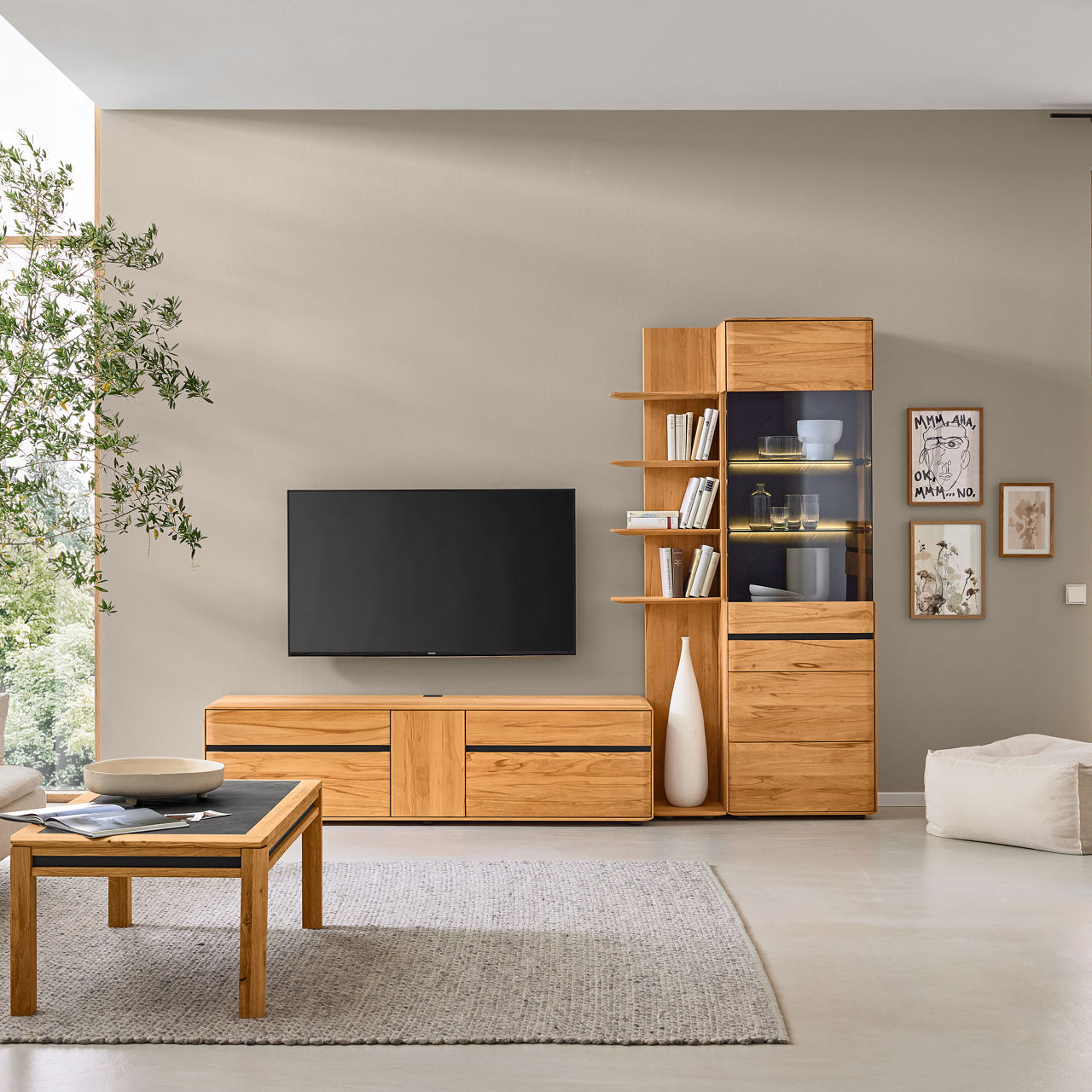 MONDO NATUR Wohnkombination Danora Plus 2