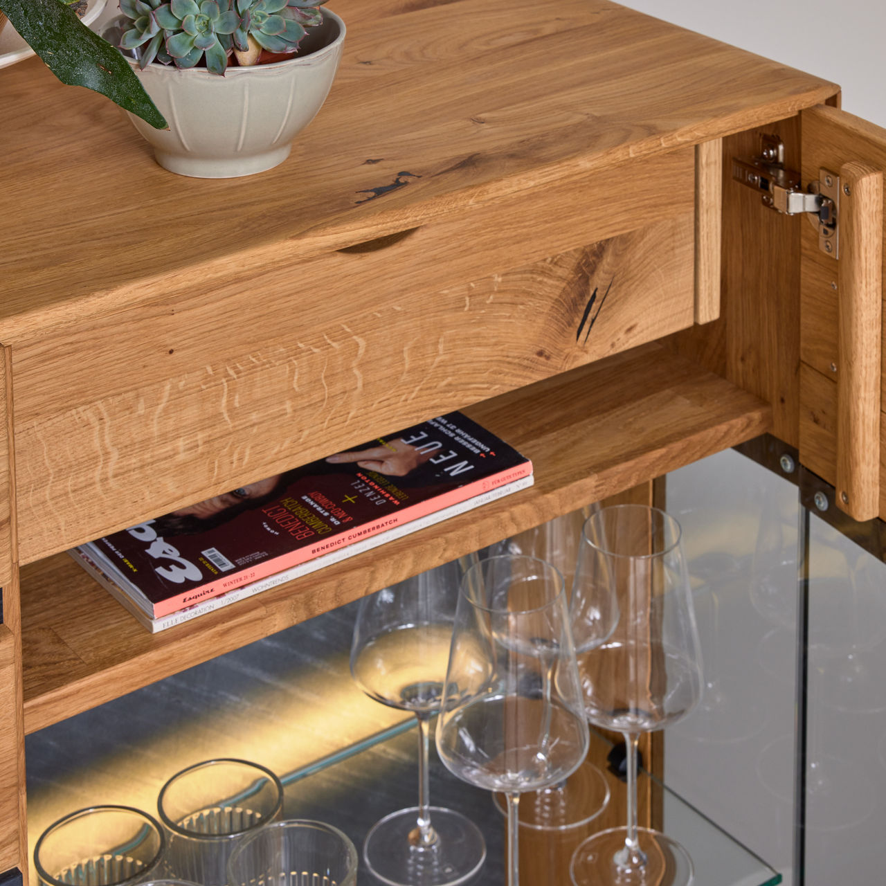 MONDO NATUR Innenschubkasten für High-/Sideboards Danora Plus 1