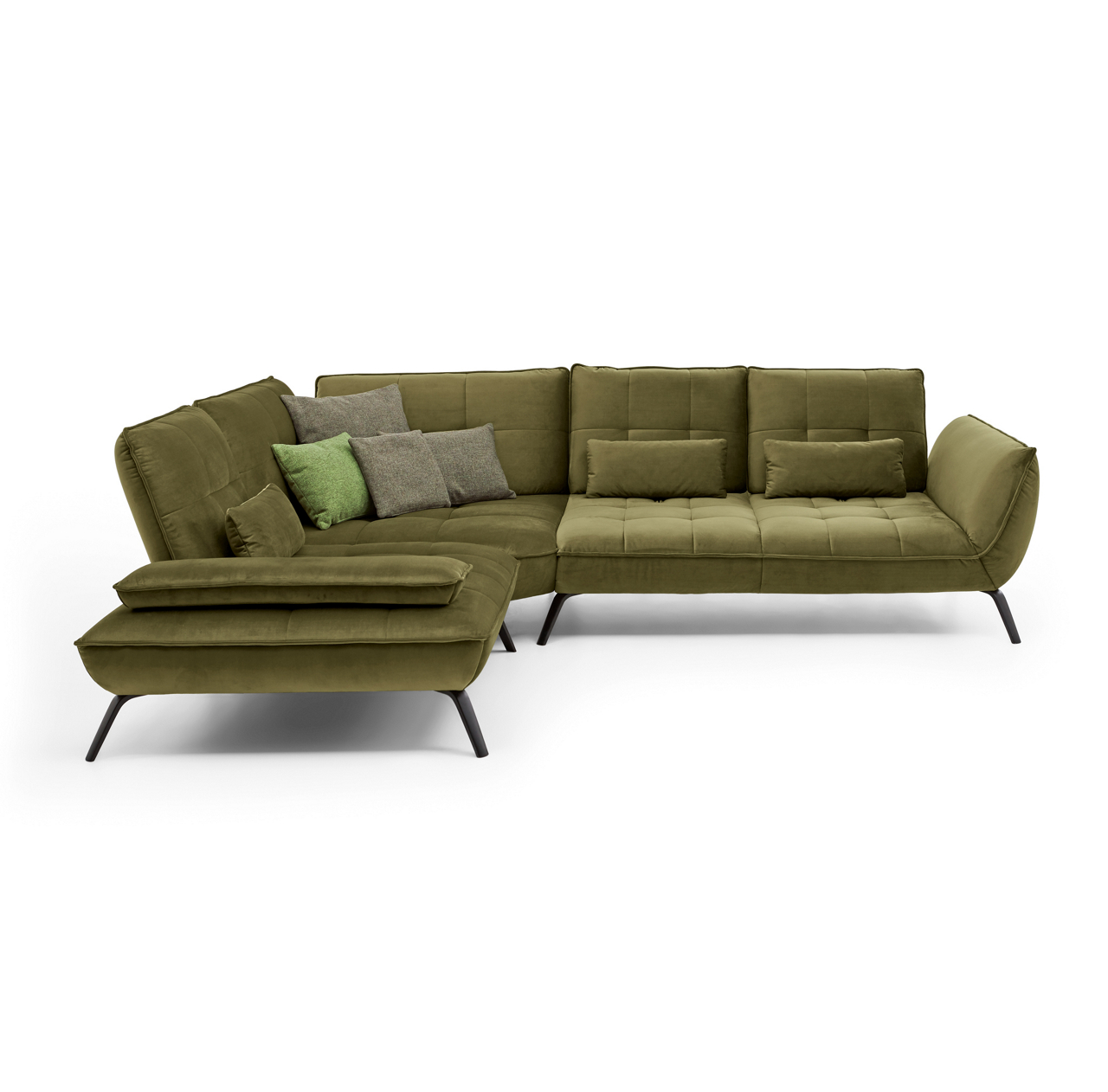 Ticona VITO 5366_AB VZ-Polstergar- nitur, VZ-Stoff Riviera olive, inkl.Schwenkrücken,ohne weit.Funkt.