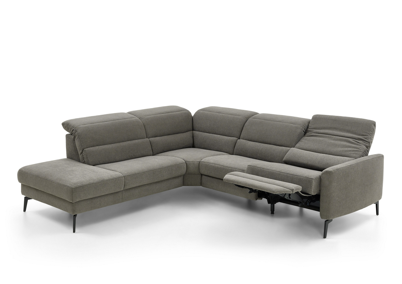 MONDO COMFORT Mimas Polstergarnitur (Anstellhocker links) inkl. WallAway-Funktion 3