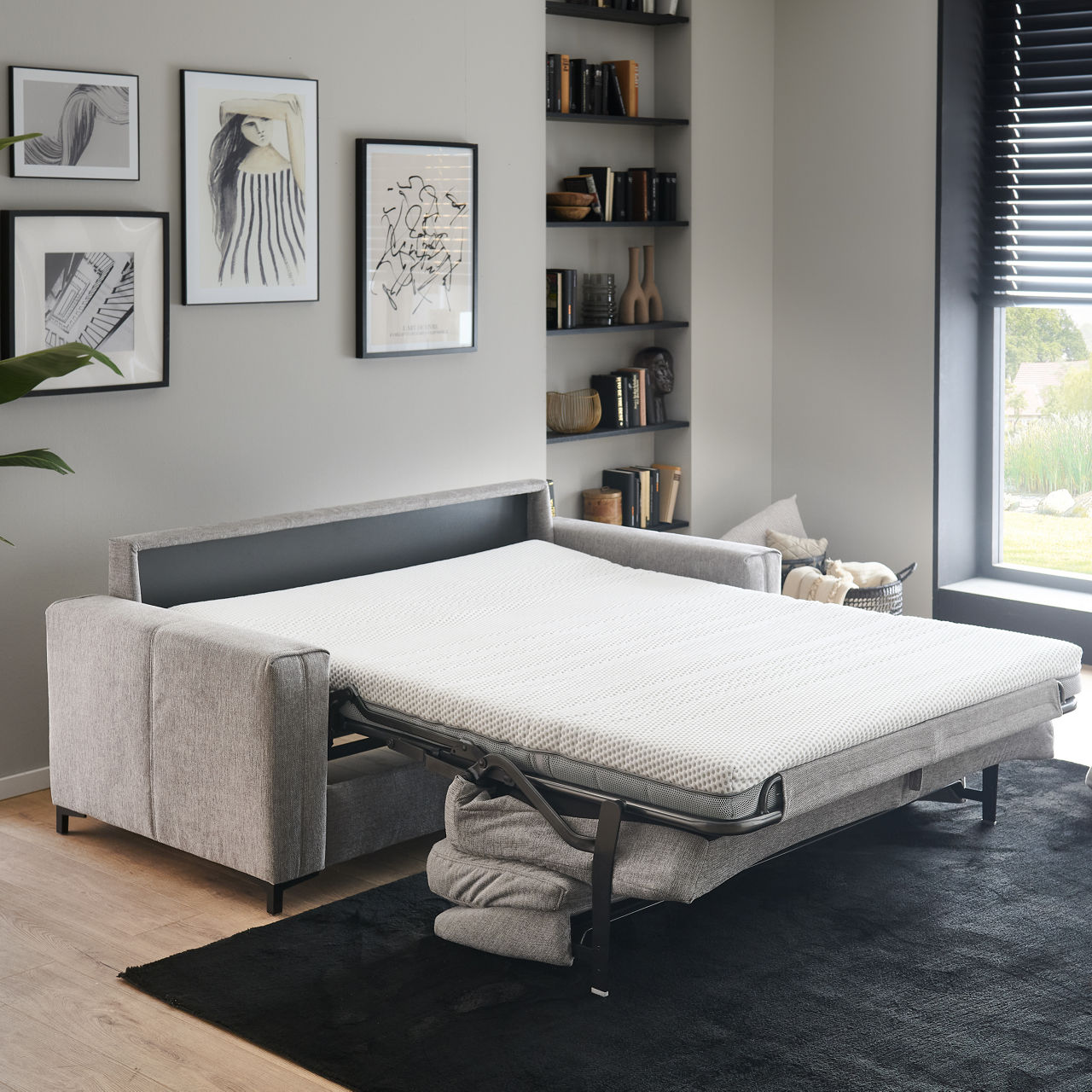  Schlafsofa, Rücken unecht HU-LS23121 6