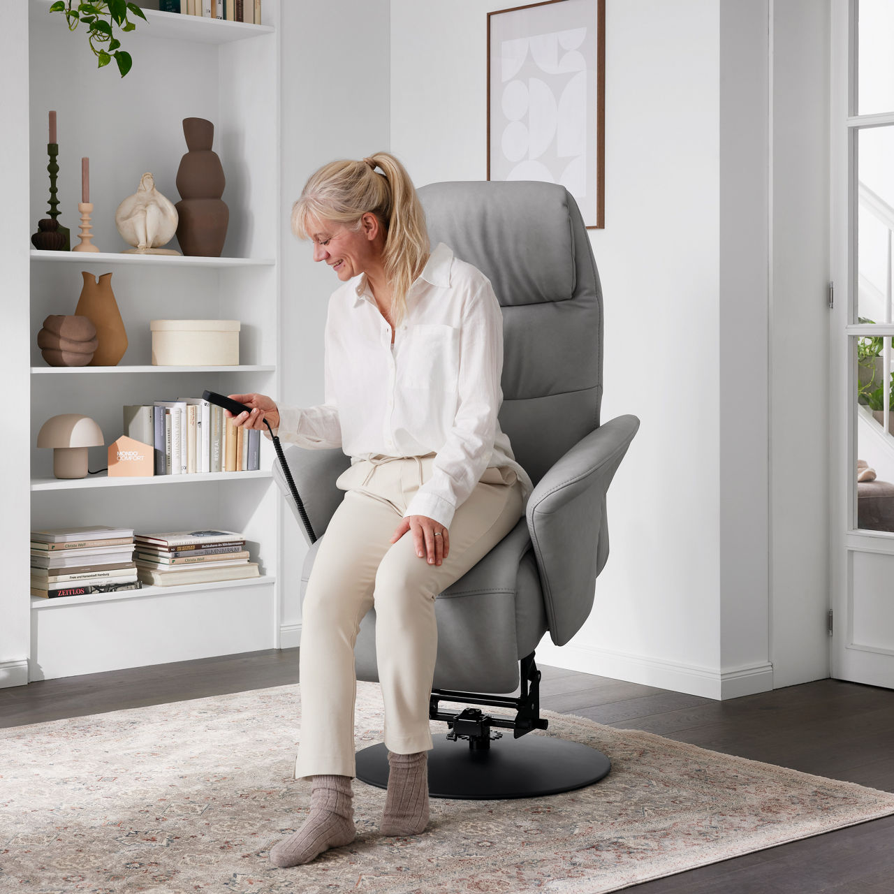 MONDO COMFORT Relax-Sessel Ergonomie S 2-motor. Verstellung Landor 2
