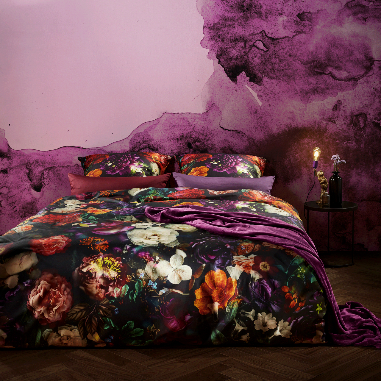  Satin Bettwäsche Bed Art S 2