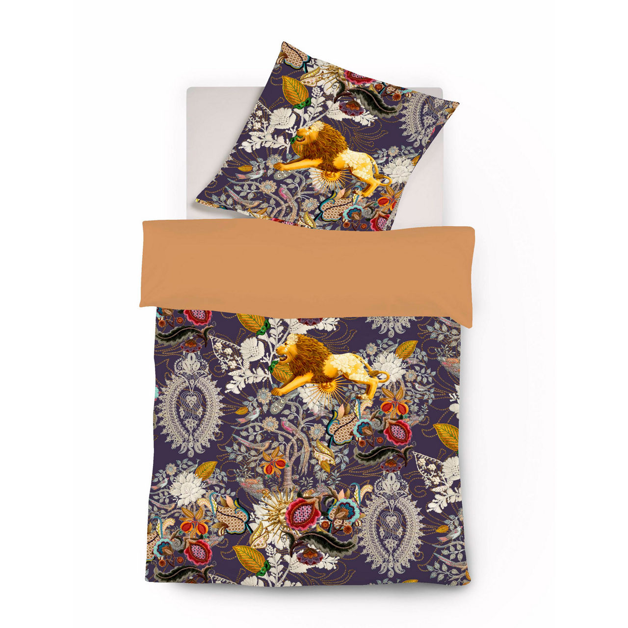  Satin Bettwäsche Bed Art S 1