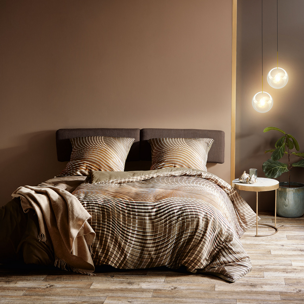  Satin Bettwäsche Bed Art S 1