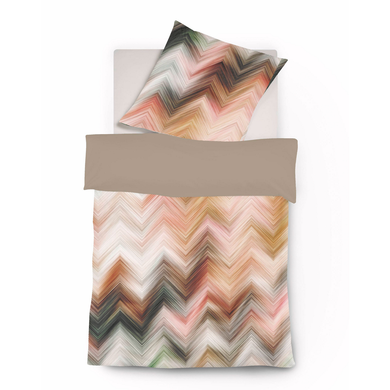  Satin Bettwäsche Bed Art S 2