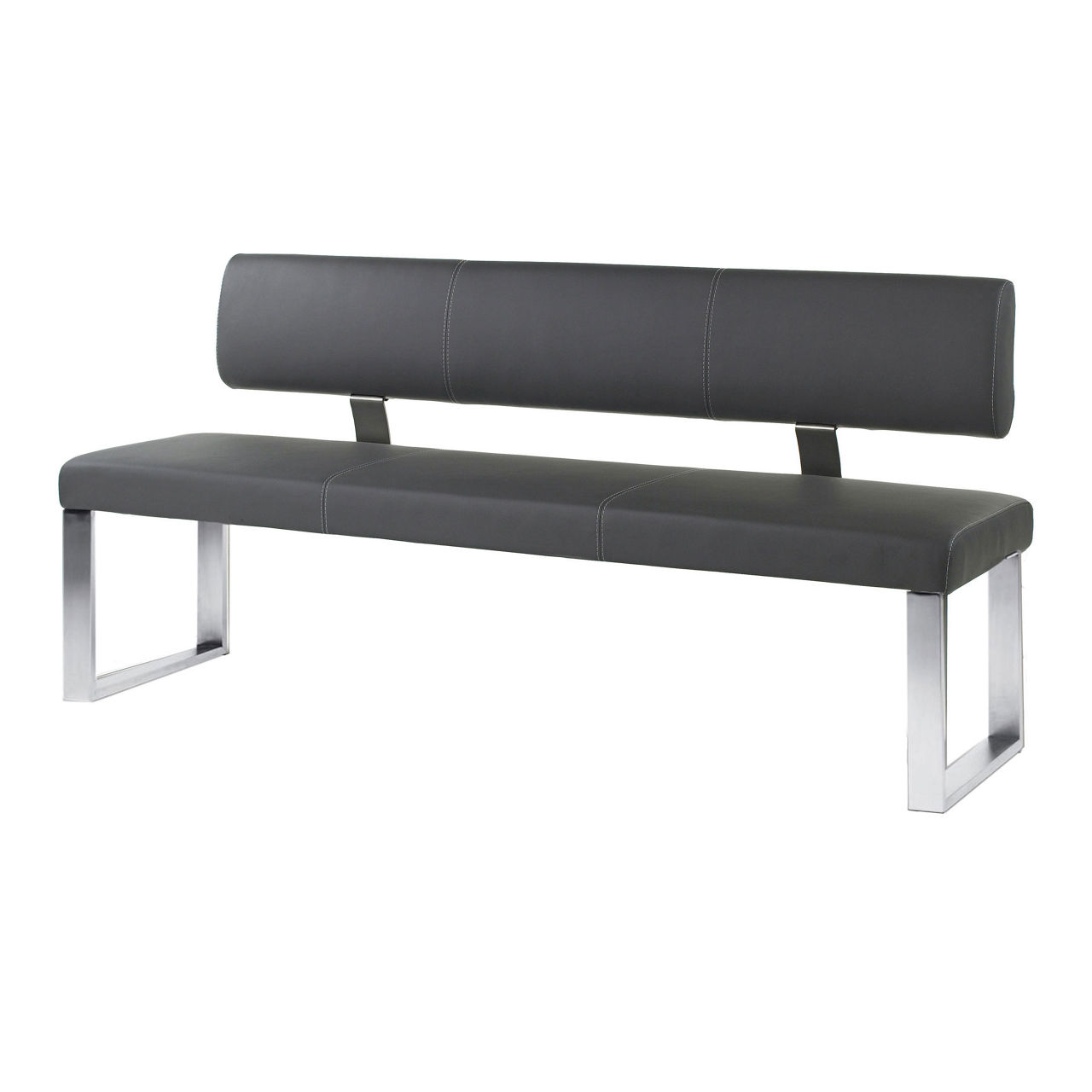 Sitzbank mit Rückenlehne (Gestell 8)